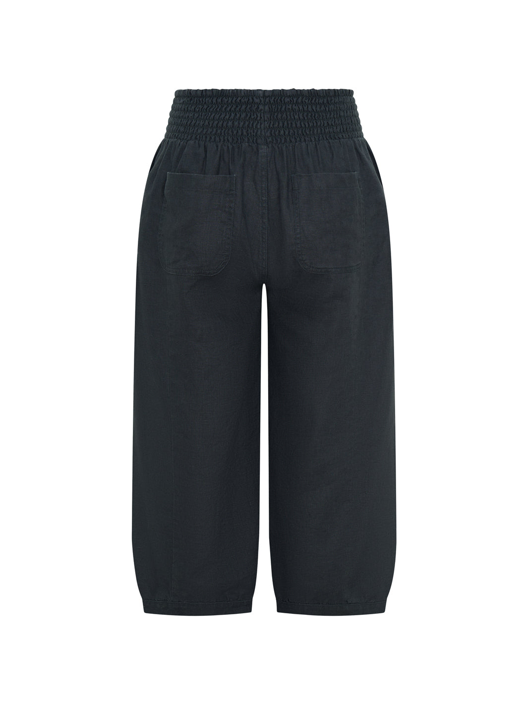 Marrakech French Linen Cropped Pants Charcoal – Nomad the Label US