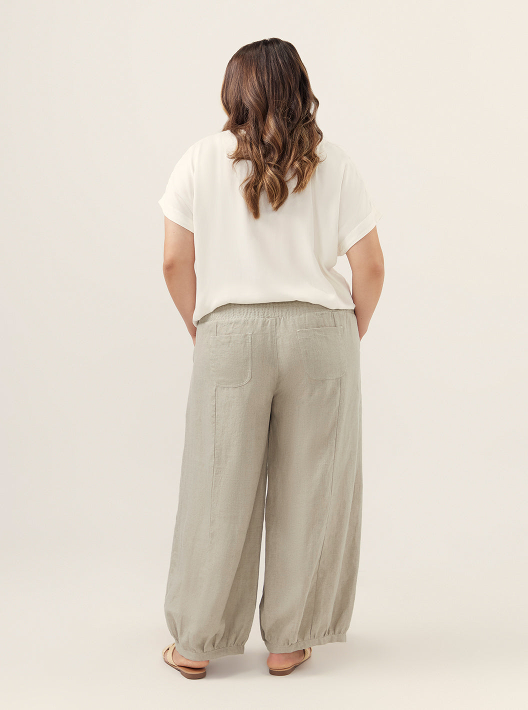 Sadhu French Linen Pants Flax