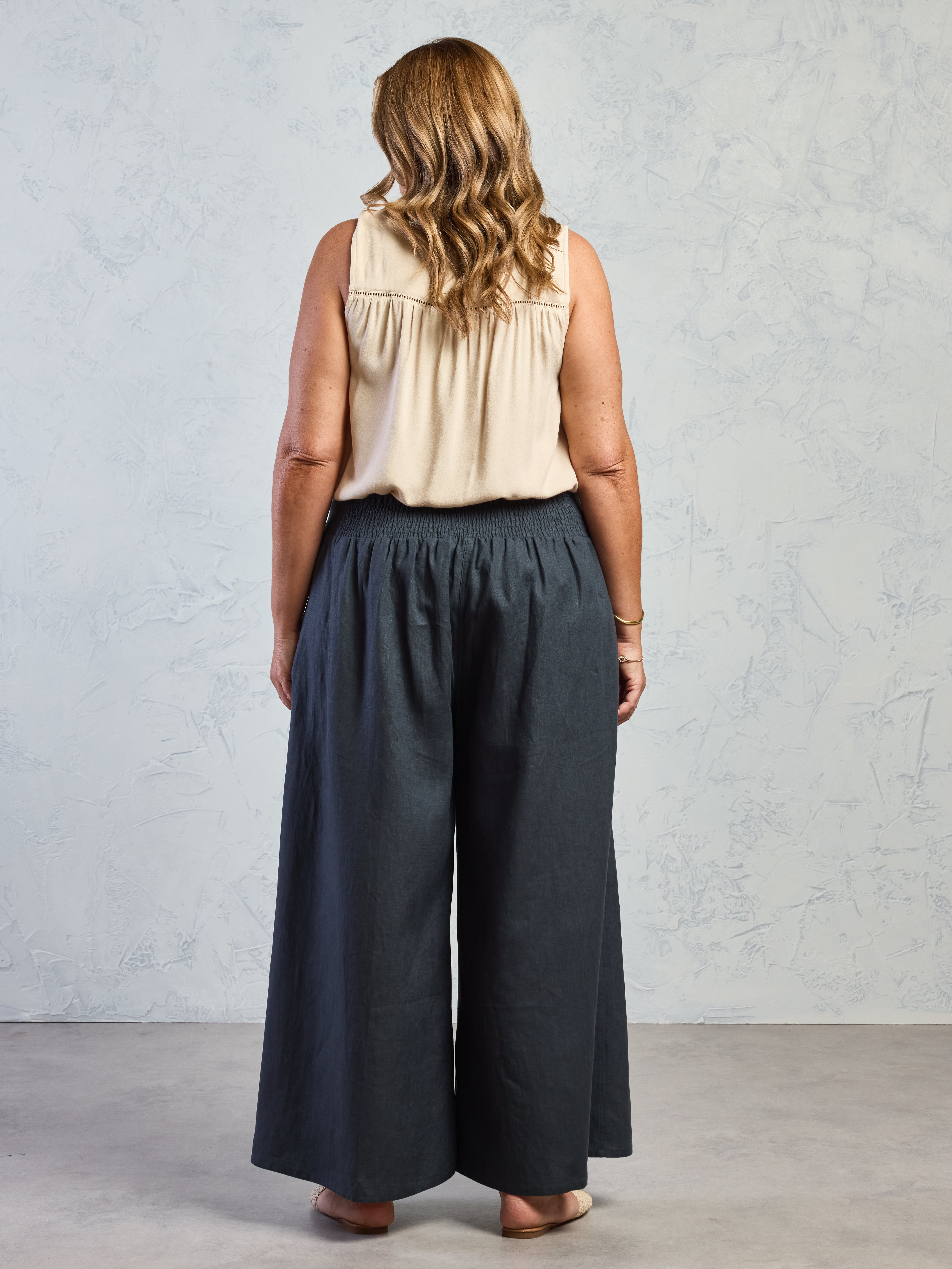 Portillo Linen Pants Charcoal | Linen Portillo Pants – Nomad the