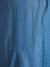 Close-up of blue linen fabric texture