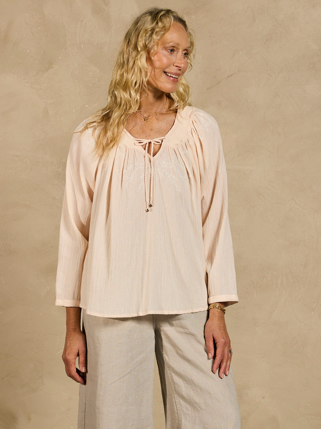 Madison Cotton Top Coral