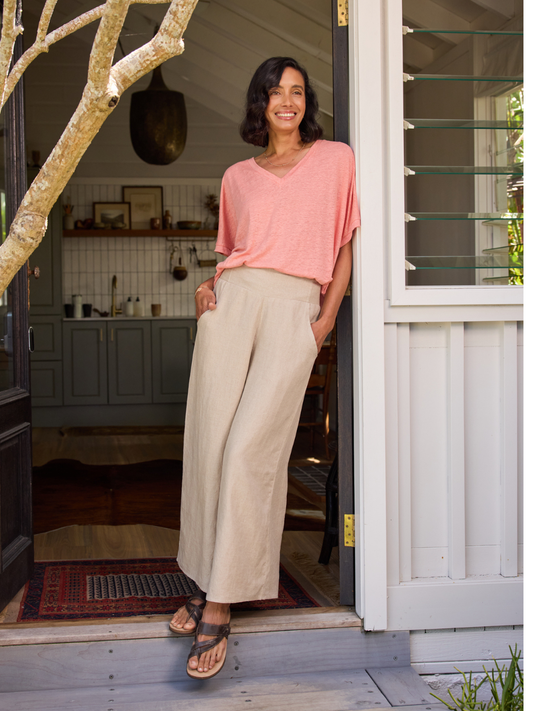 Portillo Linen Pants Flax