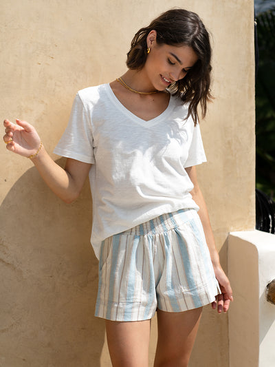 Seychelles Linen Blend Shorts