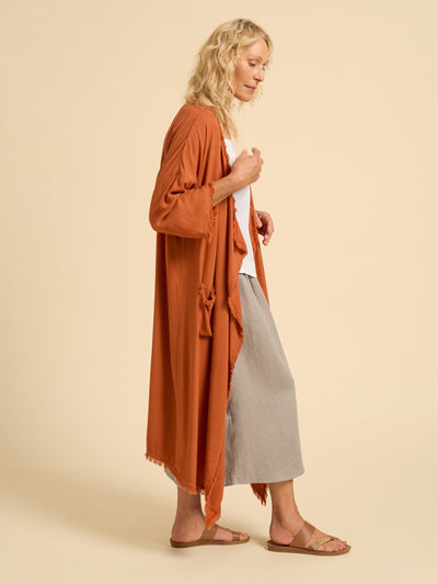 Sabali Bamboo Kimono Rust