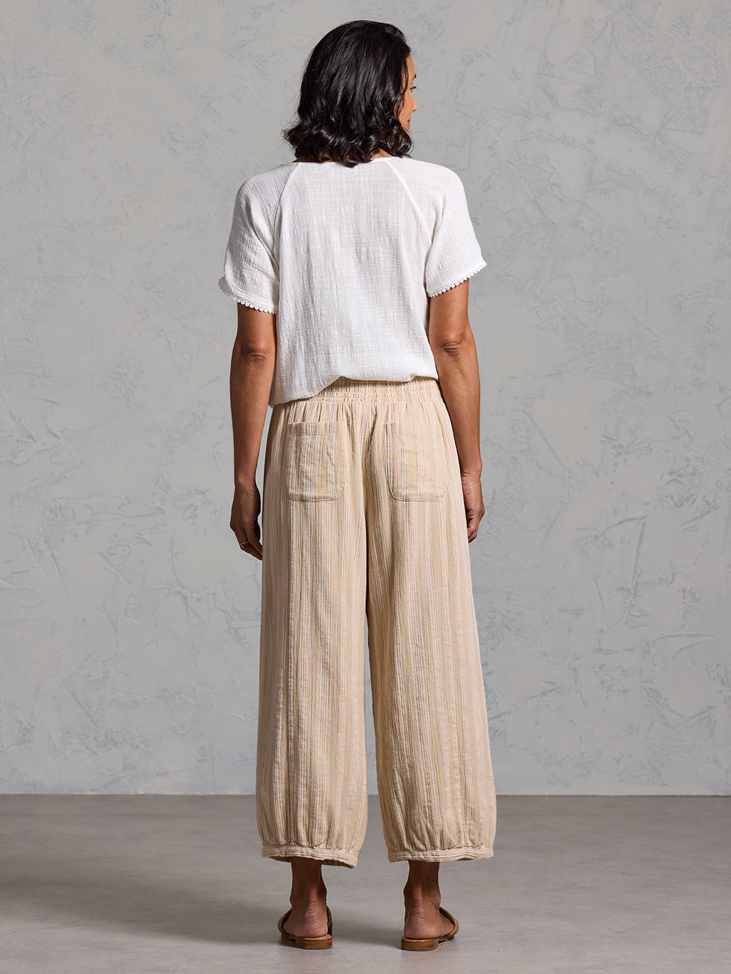 Sadhu Cotton Pants Sand Stripe – Nomad the Label US
