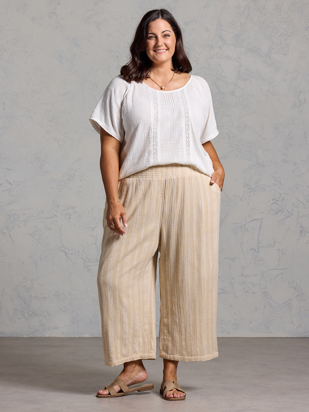 Sadhu Cotton Pants Sand Stripe – Nomad the Label US
