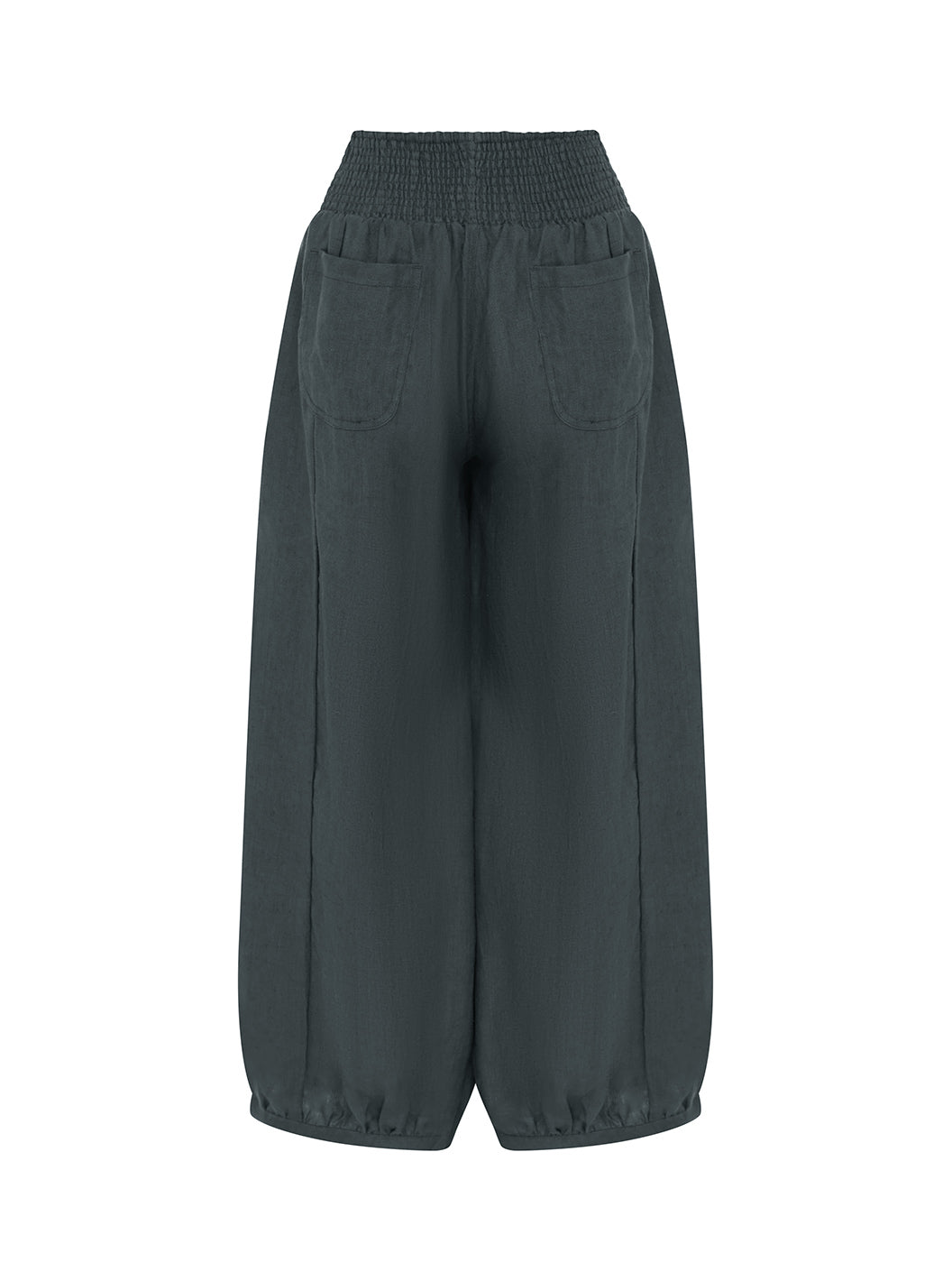 Sadhu French Linen Pants Charcoal | Soft Charcoal Linen Pants