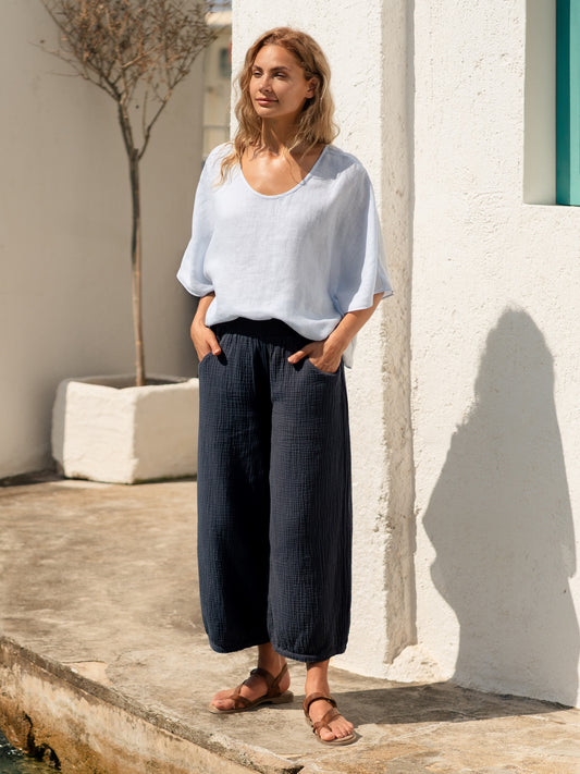 Sadhu Cotton Pants Charcoal