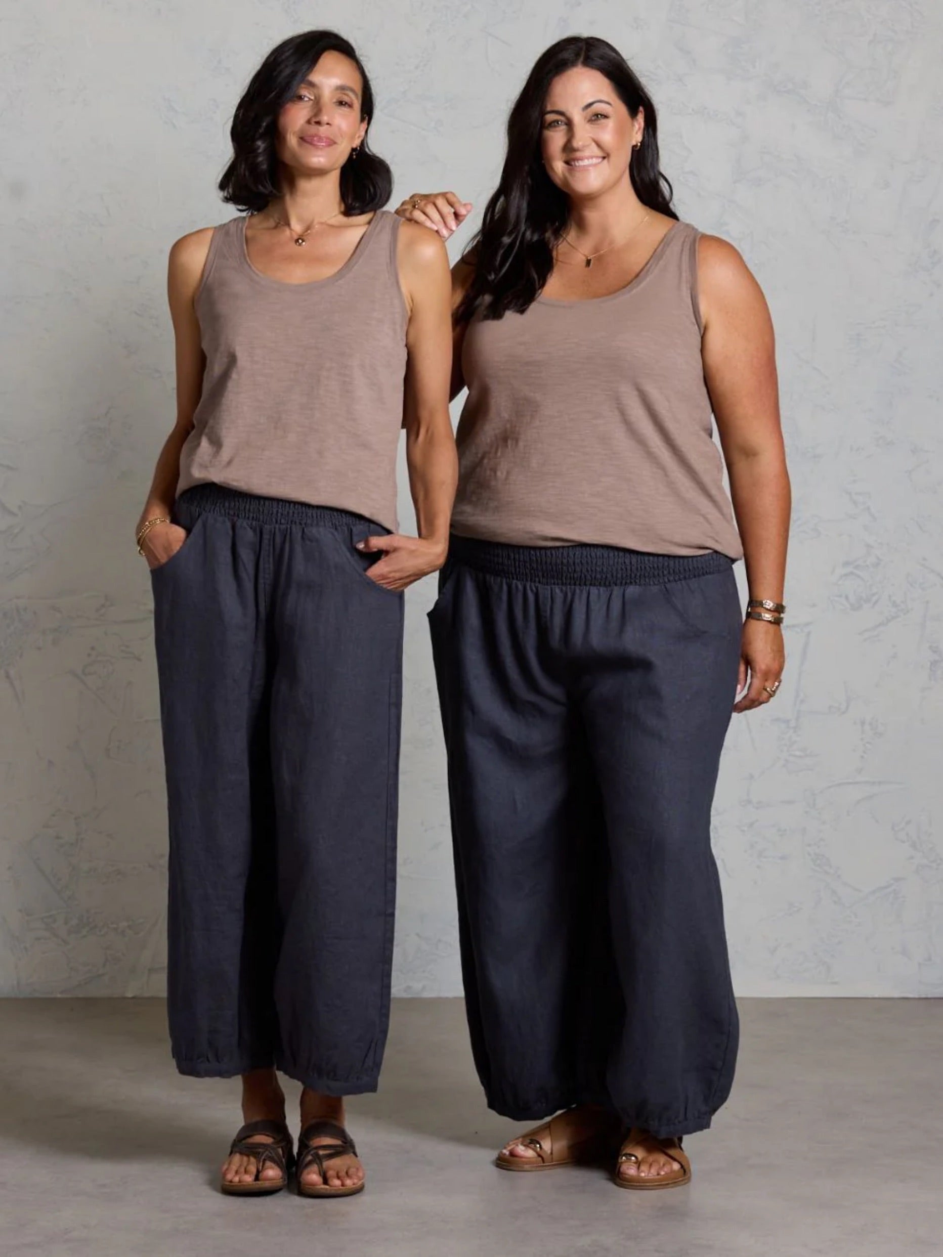 Yarra Cotton Tank Top Elm