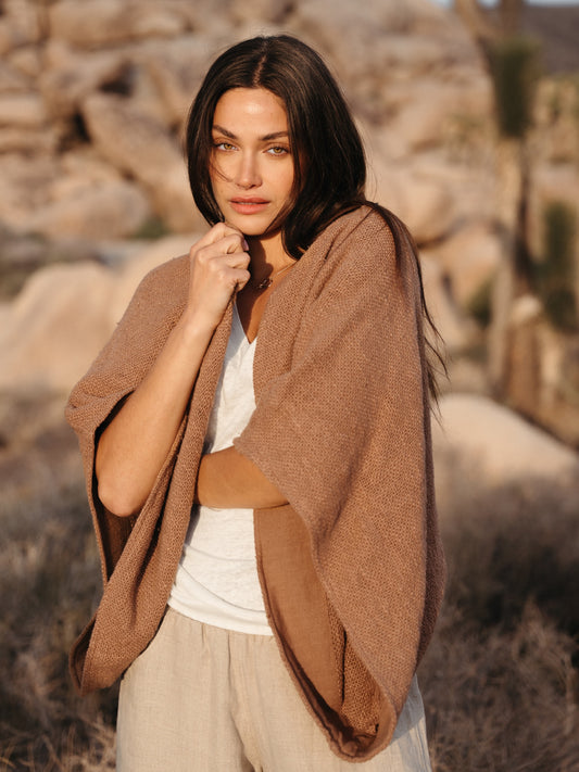 Bloom Cotton Shrug Desert Sand