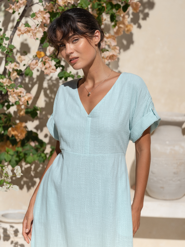 #45 Catalina Dress Parallelogram Natural