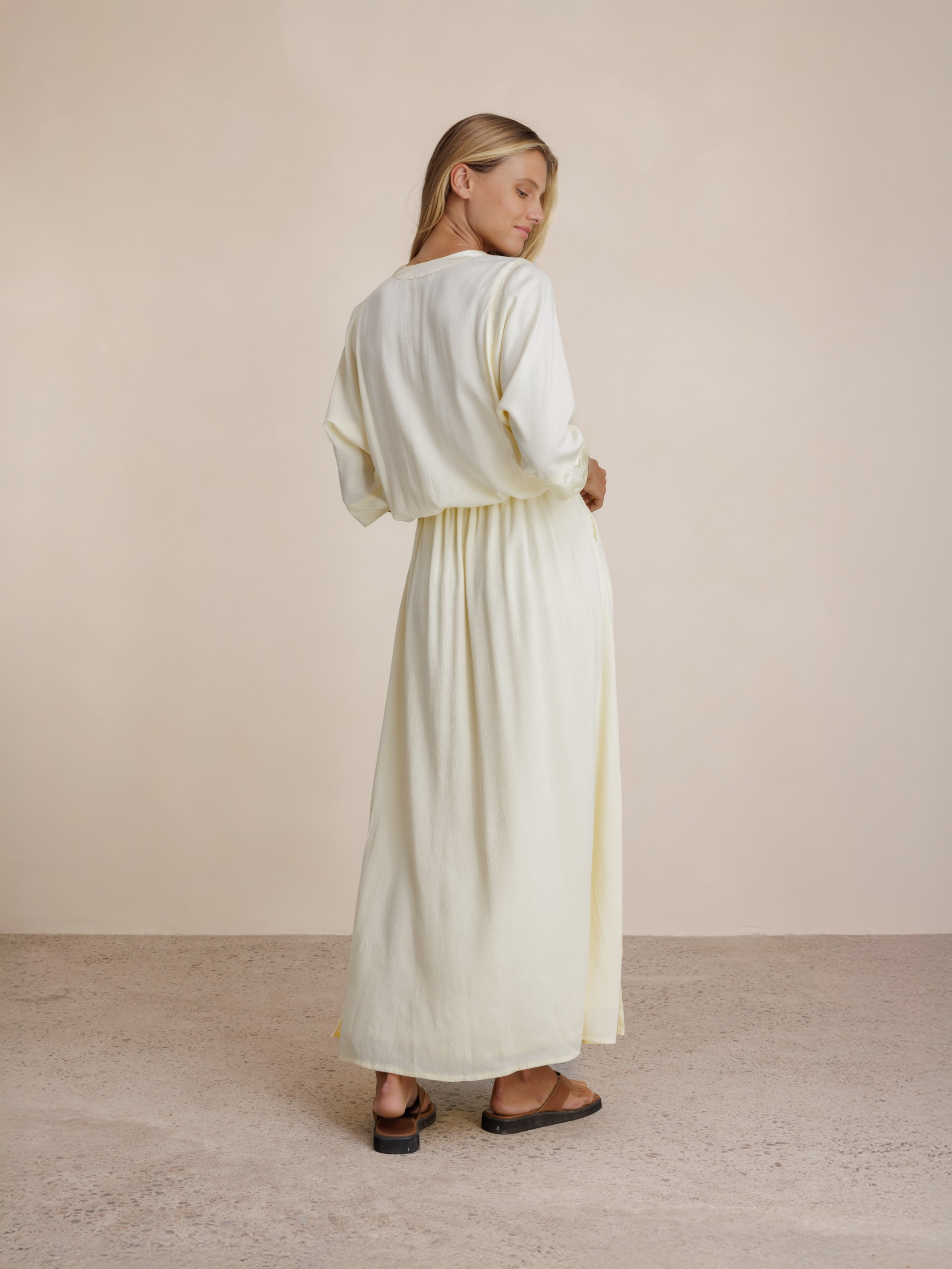 Lucrezia Lyocell Maxi Dress Lemon