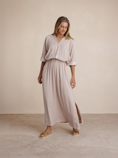 Lucrezia Maxi Dress Misty Rose