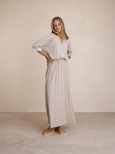 Lucrezia Maxi Dress Misty Rose