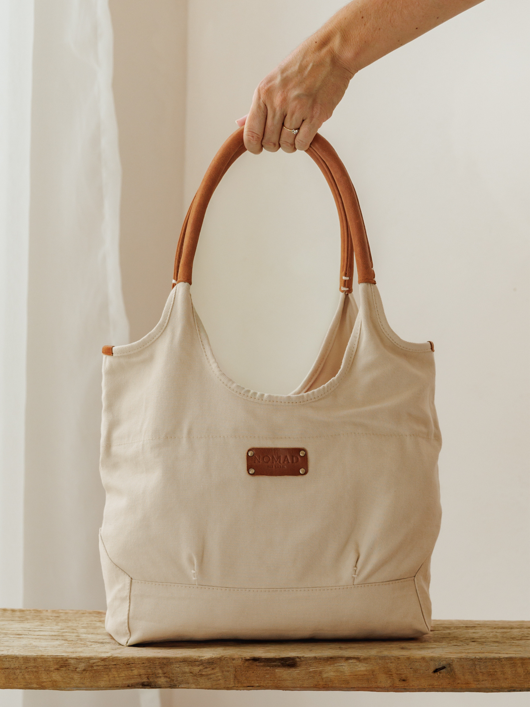 Havana Canvas Tote Stone