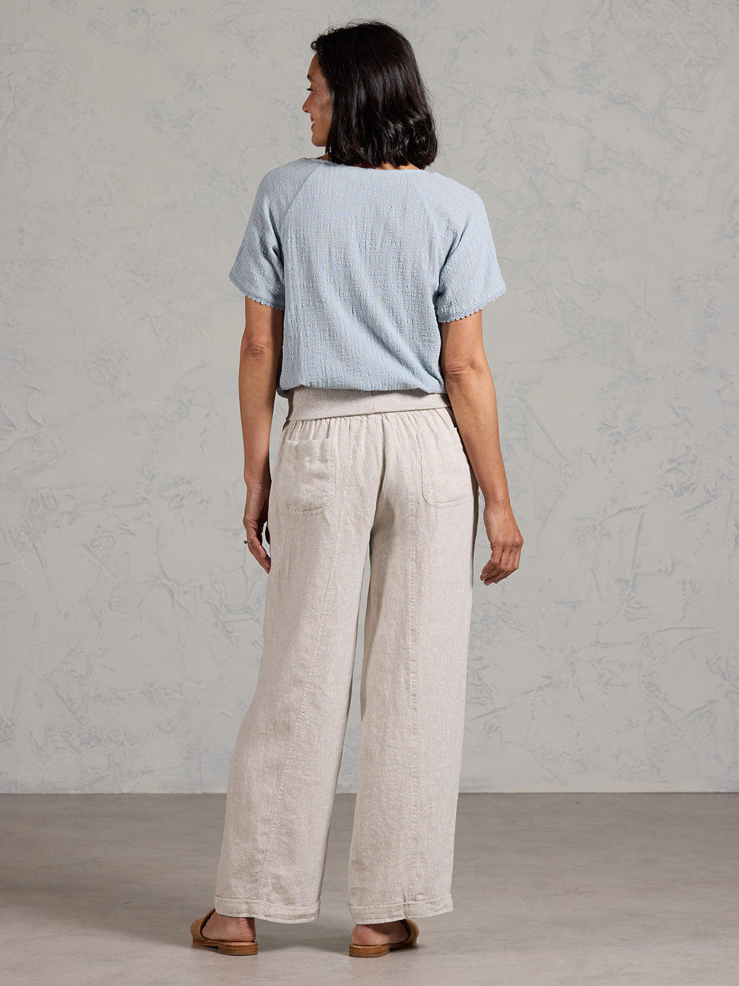Goa French Linen Pants Ash