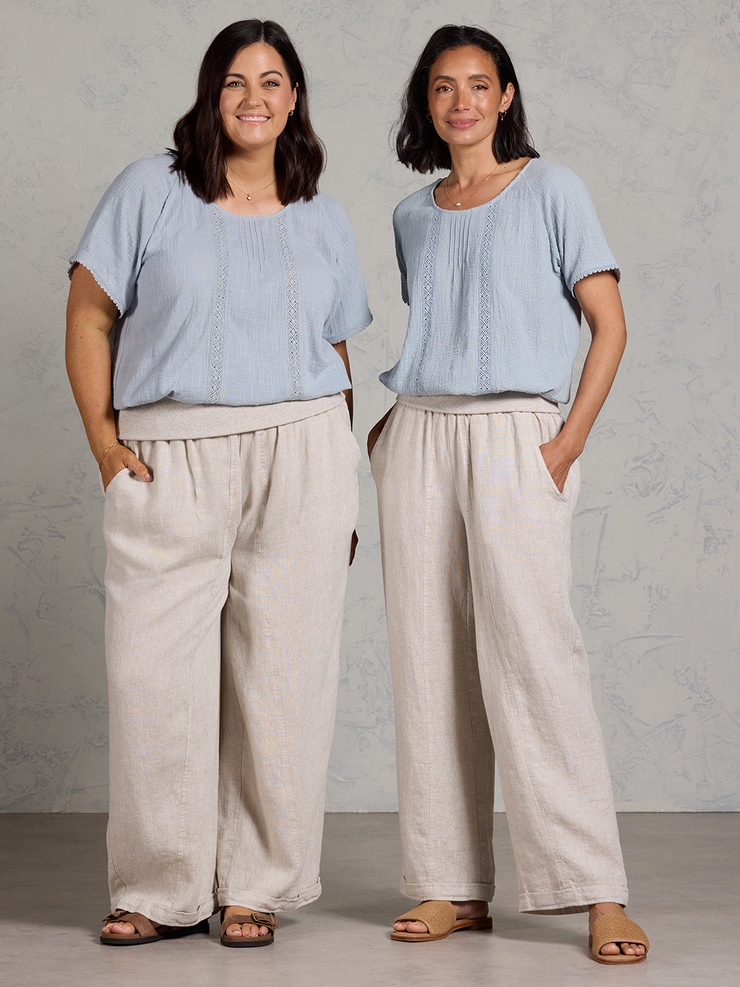 Goa French Linen Pants Ash