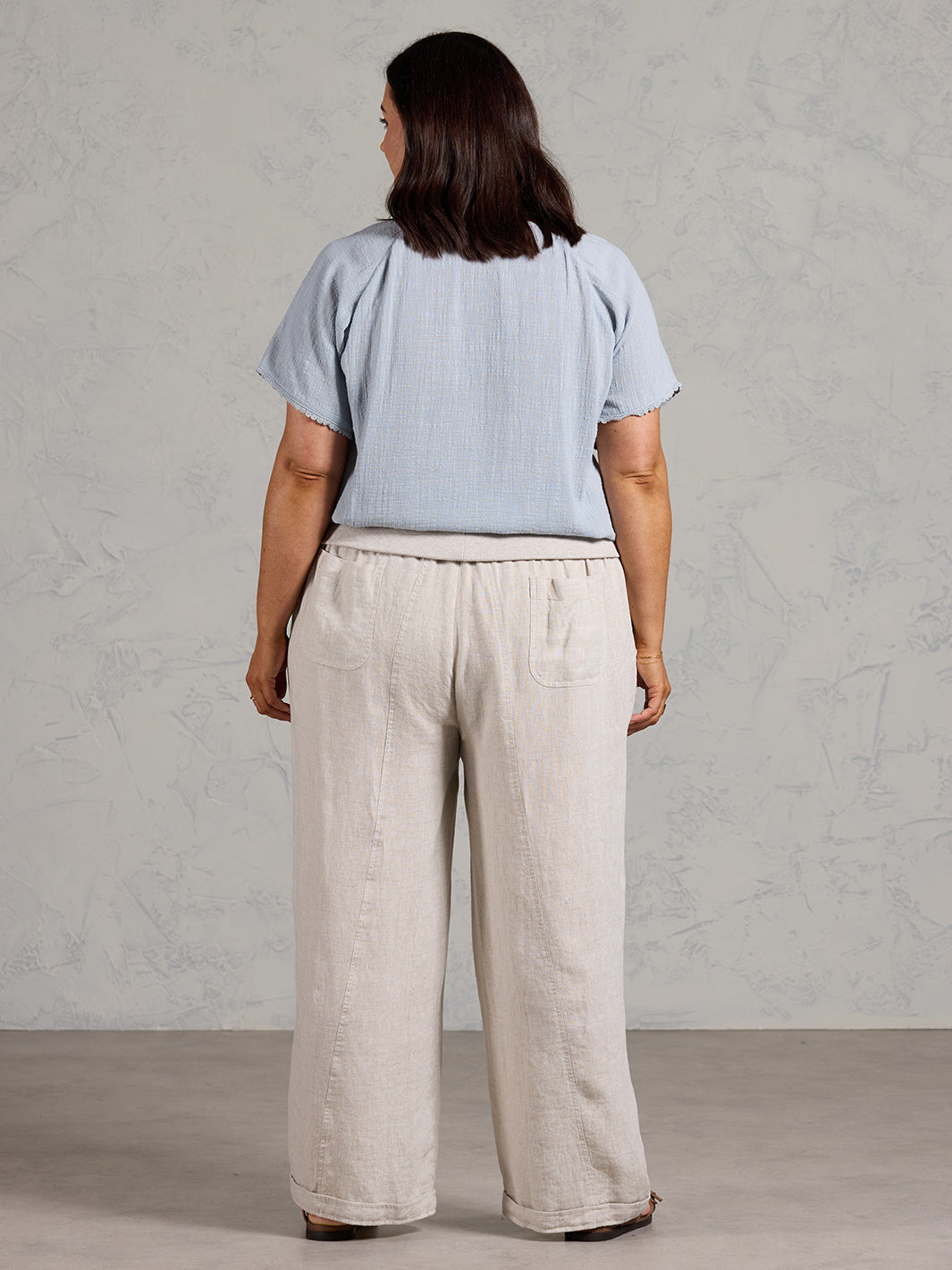 Goa French Linen Pants Ash