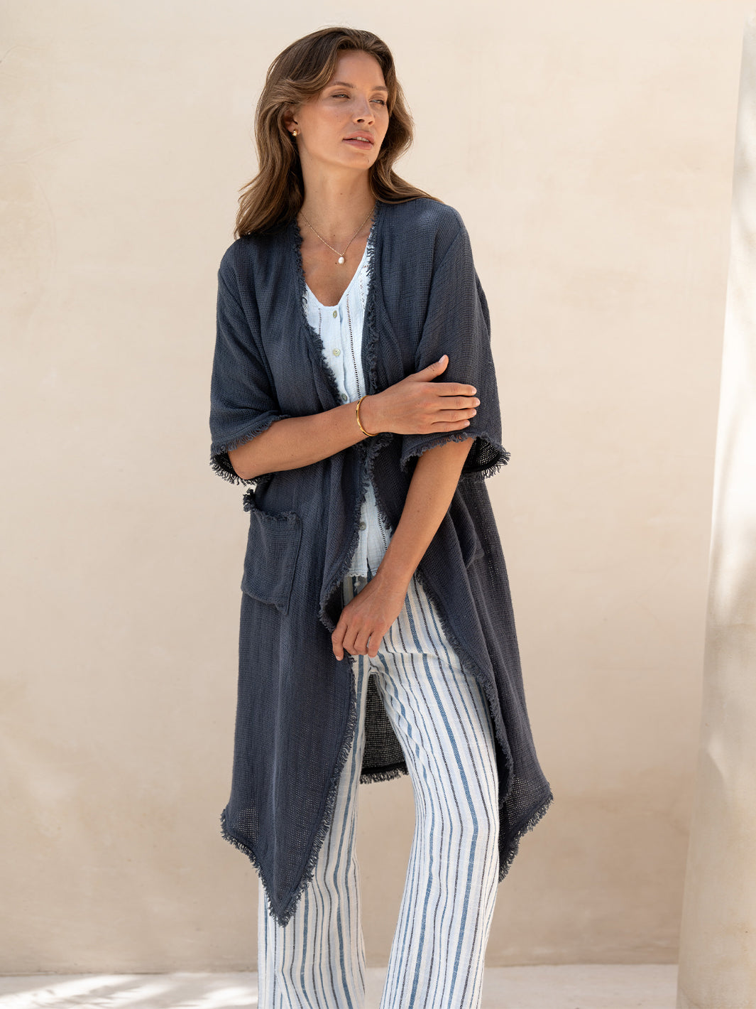 Womens Bamboo, Linen and Cotton Kimonos – Nomad the Label US