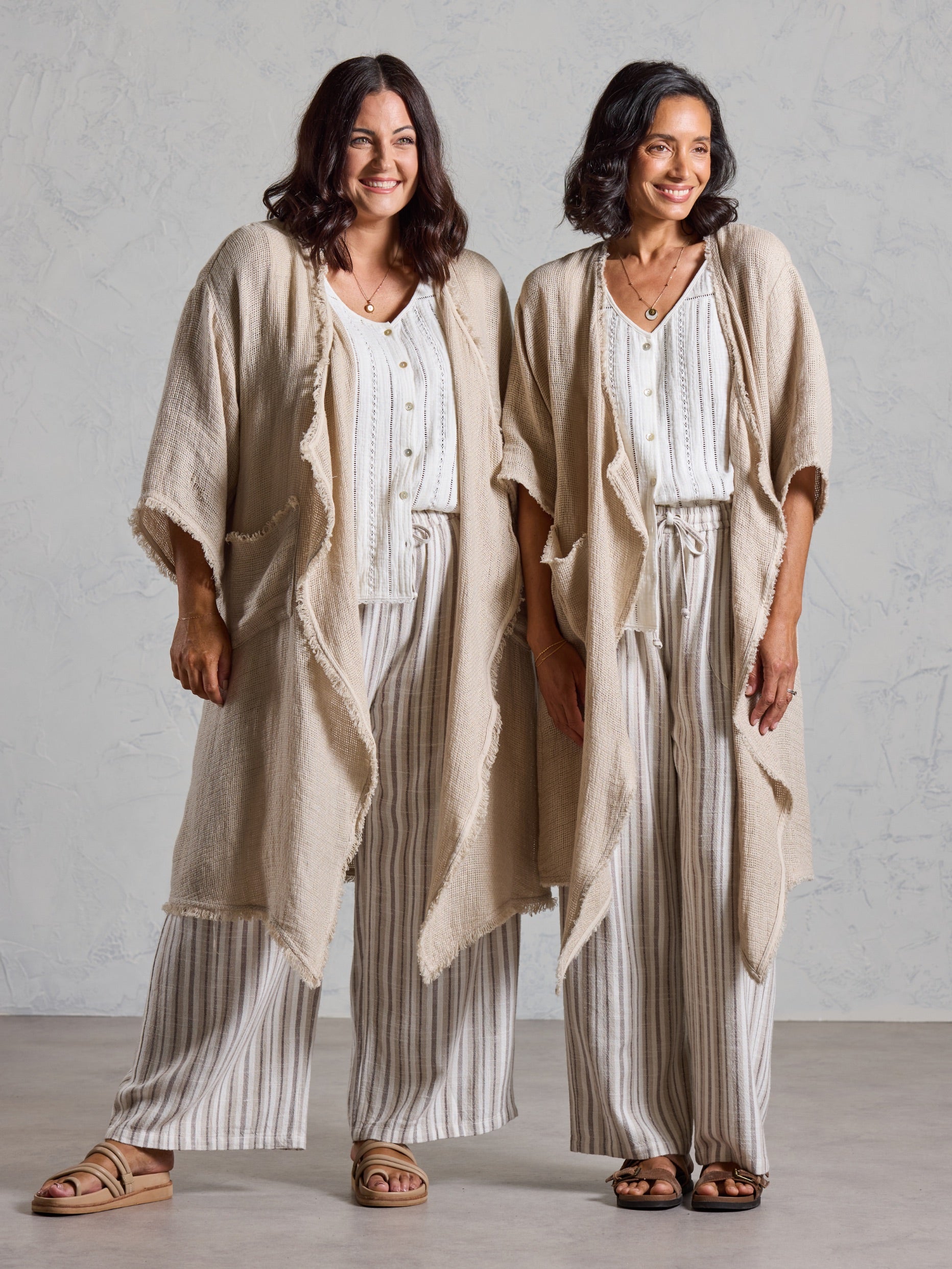 Laguna French Linen Kimono Natural – Nomad the Label US