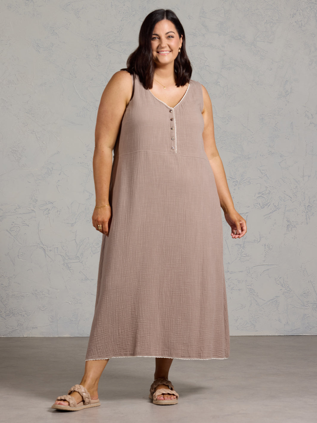 Magnolia Cotton Dress Elm