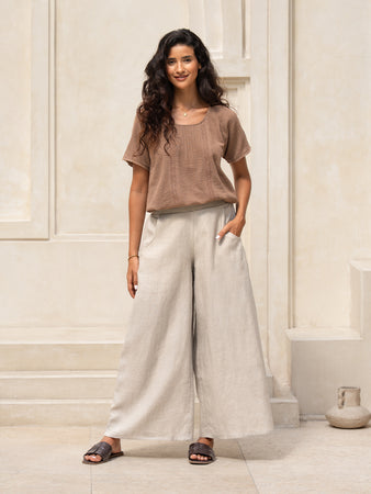 Portillo Linen Pants Flax | Linen Pants – Nomad the Label US
