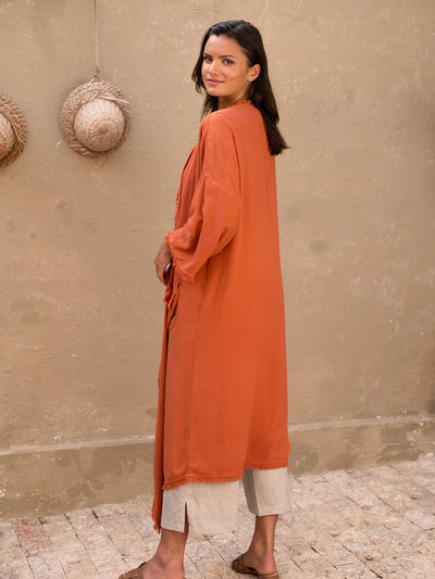 Sabali Bamboo Kimono Rust