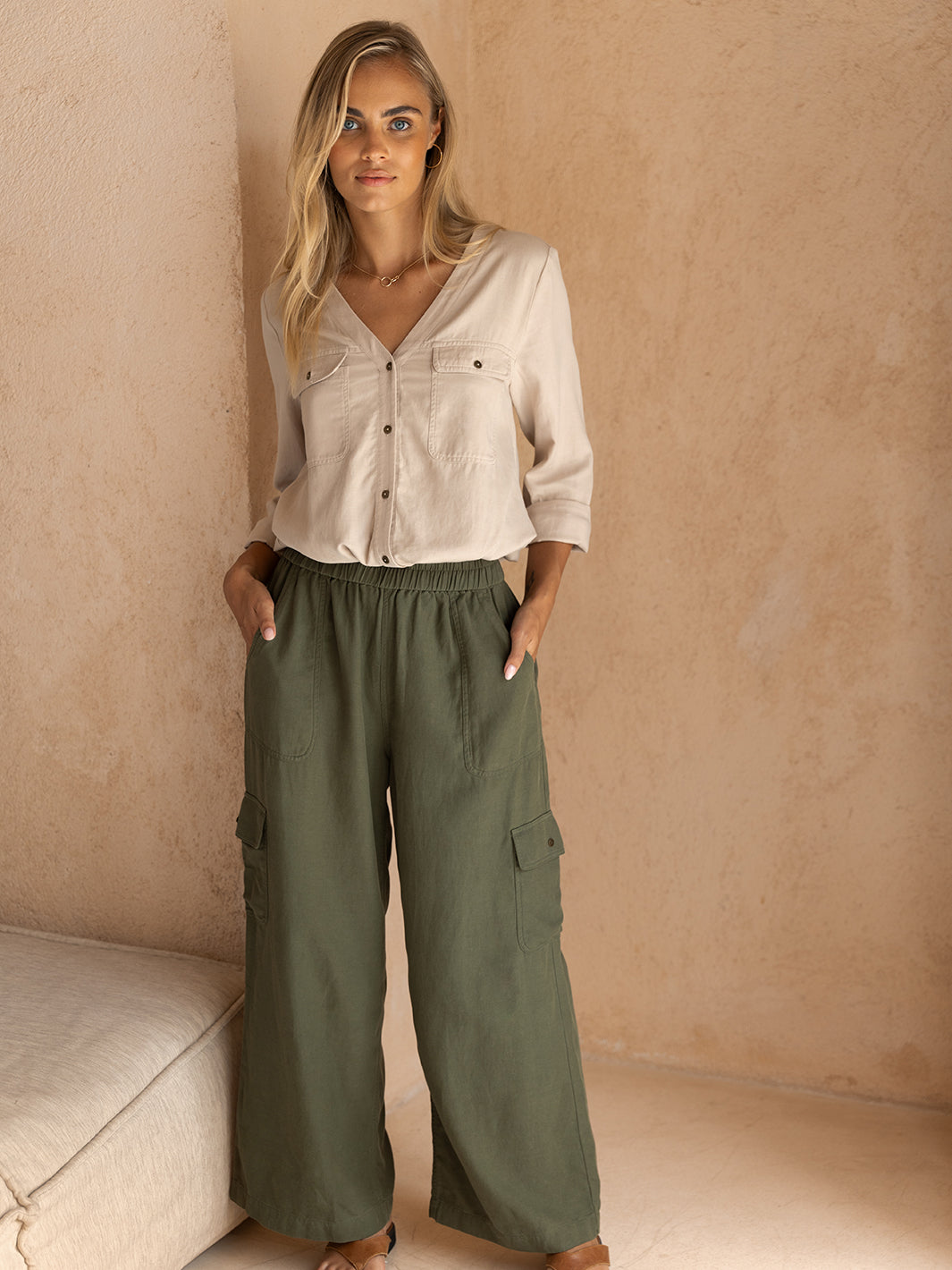 Yves Cargo Top Stone